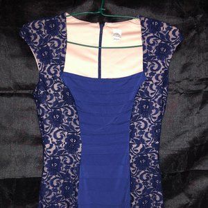 Navy blue formal dress
